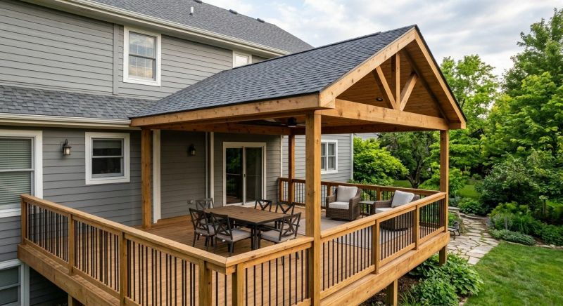 Porch Roofing Installation in Nashua, NH